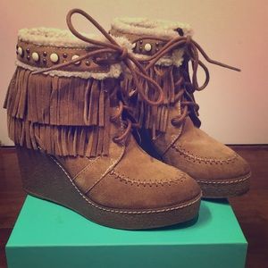 SAM EDELMAN Boho Wedge Moccasins